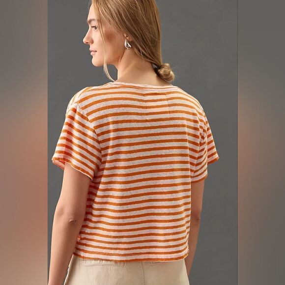 Mother The Rowdy Crop The Fruit T Size Extra Small NWT - Picture 10 of 16